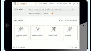 Découvrez l’application EMC l’Encyclopédie MédicoChirurgicale [upl. by Ulick]