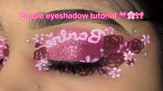 Barbie eyeshadow tutorial 💗🌸🎀 [upl. by Towbin]