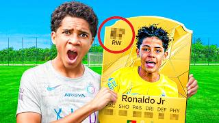 I Made Kid Ronaldo Take A Pro Football Test How Good is he [upl. by Rabelais]