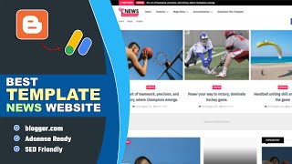 ✅Best Blogger Template for News Website  AdSense Approval 2024 [upl. by Alejandrina786]