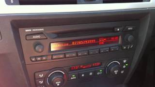 Fiscon Bluetooth Handsfree kit in BMW 3 SeriesMOV [upl. by Cruickshank910]