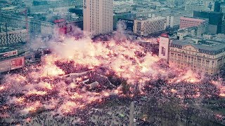 Marsz Niepodległości  WARSZAWA TIMELAPSE [upl. by Minsk]