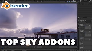 Best Sky AddOns for Blender [upl. by Walston]