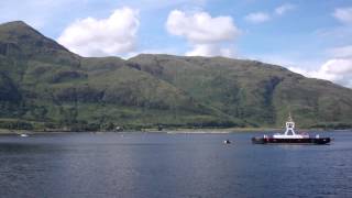 Corran Ferry To Ardgour Loch Linnhe Scottish Highlands Scotland August 2nd [upl. by Major948]