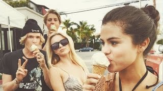 Selena Gomez Ice Cream Selfie [upl. by Ziguard312]