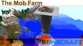 Minecraft Lets Play Overworld MOB FARM 112  PrimeCraft S2 E11 [upl. by Aliahkim]