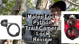 Master Lock Python Trail Camera Lock Review  IS IT WORTH IT  Trail Camera Mini Series 2024 [upl. by Ocko]