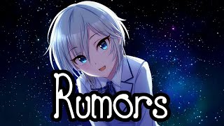 Ava Max  Rumors Nightcore With Lyrics  Just4Fun [upl. by Strickman281]