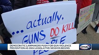 Democratic lawmakers in NH push for gun violence prevention bills [upl. by Attenat]