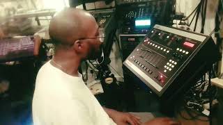 Lewis Parker making Beat on Rossum SP1200 with Emu E4 Ultra 6400 [upl. by Orsino387]