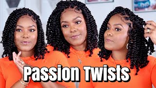 Short Passion Twist Tutorial Easy StepbyStep DIY No Crochet [upl. by Immanuel933]