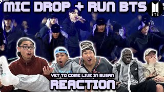 OUR FIRST BTS LIVE  BTS Yet To Come MIC Drop  Run BTS [upl. by Kari]