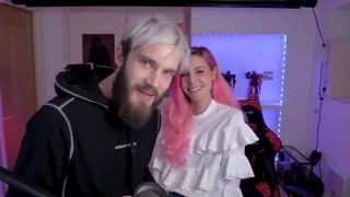 pewdiepie bullying marzia for almost 2 minutes [upl. by Klement675]