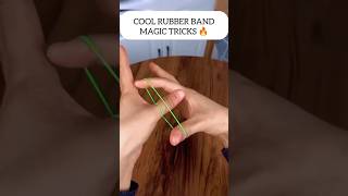 REVEALED RUBBER BAND MAGIC TRICKS TUTORIAL 😱😁 [upl. by Ondine]