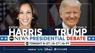 LIVE Countdown to ABC News Presidential Debate l ABC News Live [upl. by Muslim]