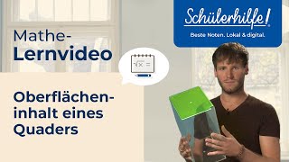 Oberflächeninhalt eines Quaders 🎓 Schülerhilfe Lernvideo Mathe [upl. by Nathan]