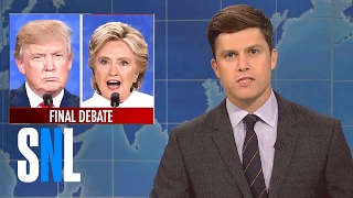 Weekend Update on the Third Presidential Debate  SNL [upl. by Erland]