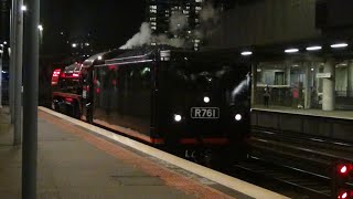 R761 coming back from the headshunt to couple back up to the train at SCS [upl. by Wil]