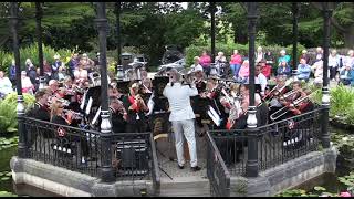 MorecambeBrass Band playing at Grangeon4t824 Solos movie [upl. by Etana632]