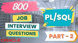 PL SQL INTERVIEW QUESTIONS PART 2 [upl. by Lerej128]