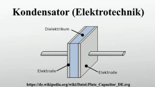 Kondensator Elektrotechnik [upl. by Erlewine984]