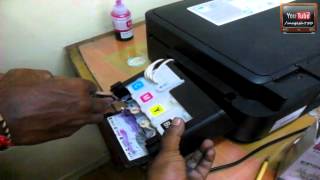 HOW TO REMOVE INK IN CARTRIDGE EPSON L210 [upl. by Ona910]