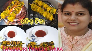 Tandoori Paneer Tikkaତନ୍ଦୁରୀ ପନିର୍ ଟିକା😍subscribedailyvlogrecipefood lagnajitaswainbiswal [upl. by Yak]