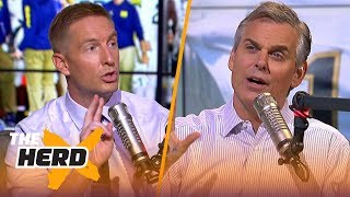 Joel Klatt fully believes Notre Dame is a serious contender for the playoffs  CFB  THE HERD [upl. by Adihaj]