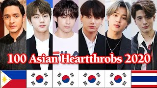 100 Asian Heartthrobs 2020  And the Ultimate Asian Heartthrob of 2020 is [upl. by Gaw]