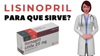 LISINOPRIL que es y para que sirve lisinopril como tomar lisinopril 20 mg tablets [upl. by Niad152]