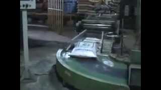 Semi Automatic Granular Fertilizer Packing weighing machine robot P400E 顆粒肥料包裝機 [upl. by Hurst]