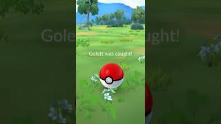 Catching A Golett In Pokémon Go [upl. by Esmerolda]