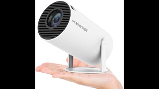 Magcubic HY300 Portable Projector Review – PROS amp CONS – 200 ANSI Smart Projector [upl. by Delilah898]