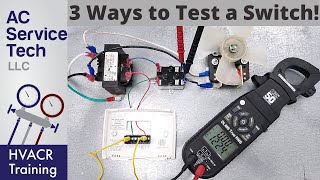 3 Methods to Test HVAC Electrical Switches with a Multimeter [upl. by Anilem]