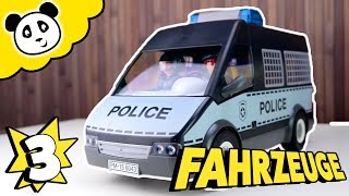 Playmobil Polizei  Die 3 besten Polizeifahrzeuge  Spielzeug auspacken amp spielen  Pandido TV [upl. by Cofsky]