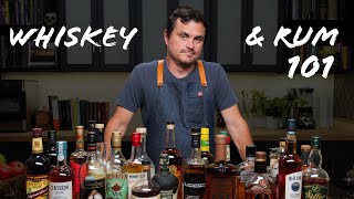 Bartenders Guide to Whiskey and Rum 101 Everything you ever wanted to know [upl. by Binny]