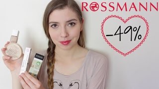 HAUL PROMOCJA ROSSMANN podkłady pudry bronzery i korektory do twarzy [upl. by Aviva]