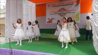 Class 3 students performing on CHANDA CHAMKE CHAM CHAM [upl. by Ahserkal620]