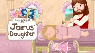 JAIRUS DAUGHTER · JESUS RAISES DEAD GIRL · BIBLE STORIES FOR KIDS TODDLERS · ANIMATED CARTOON BIBLE [upl. by Hsetih]