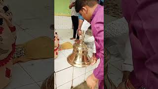 Tikeshwar Mandir mein bada wala ghanti lagane wala hai short video [upl. by Maxma]