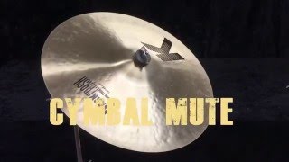 How to mute cymbals for video shoots television and even for home practice [upl. by Maurilla]