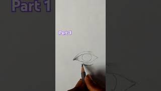 How to draw a eye 👁️👀 eye drawing easy ll eye drawing easy stepbystep ll [upl. by Orvan]