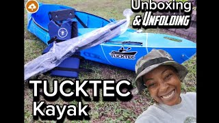 Unboxing the TUCKTEC Folding Kayak [upl. by Annaegroeg]