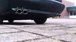 BMW e38 muffler delete 728i [upl. by Ydnir]