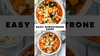 Easy Minestrone Soup [upl. by Aeuhsoj299]