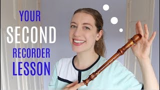 Your SECOND recorder lesson  Team Recorder [upl. by Emyaj]