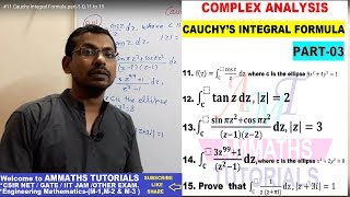 11 Problem of Cauchy Integral Formula in hindi  Problem of cauchy integral theorem  Integral [upl. by Rabassa]