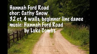 Hannah Ford Road Line Dance [upl. by Lowery]