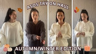 AUTUMN  WINTER TRY ON HAUL  ASOS  FT COSY KNITWEAR COORDS amp SOFT JUMPERS [upl. by Nnaeinahpets259]