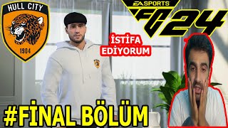 GÖREVİMDEN İSTİFA EDİYORUM ÇOK YIPRANDIM ELVEDA TAKIM  FC24 GARİBAN HOCA KARİYER FİNAL [upl. by Bunce]